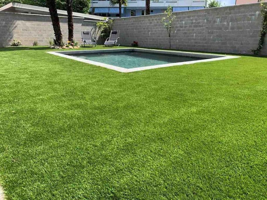 Appartamento Miranda, Modern Duplex, Garden, Swimming Pool, Parking Losone Esterno foto