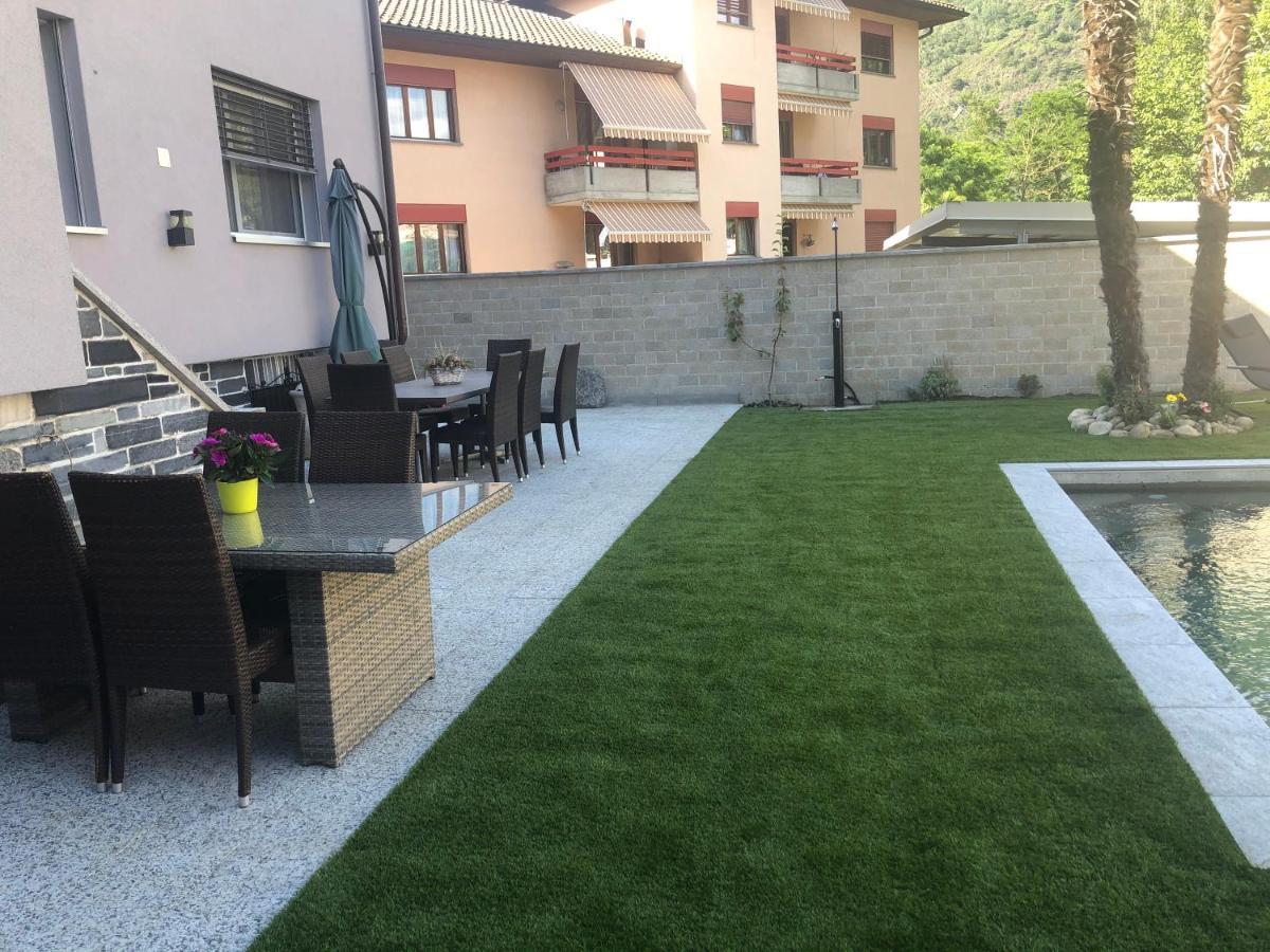 Appartamento Miranda, Modern Duplex, Garden, Swimming Pool, Parking Losone Esterno foto