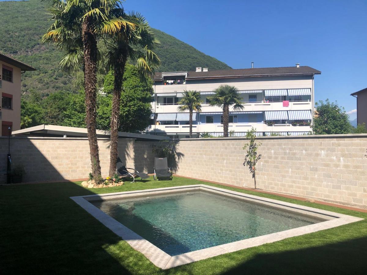 Appartamento Miranda, Modern Duplex, Garden, Swimming Pool, Parking Losone Esterno foto