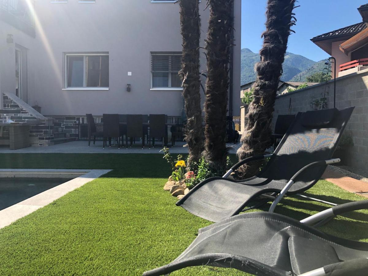 Appartamento Miranda, Modern Duplex, Garden, Swimming Pool, Parking Losone Esterno foto